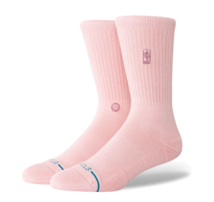 Stance NBA Logoman Pink Wash Socks