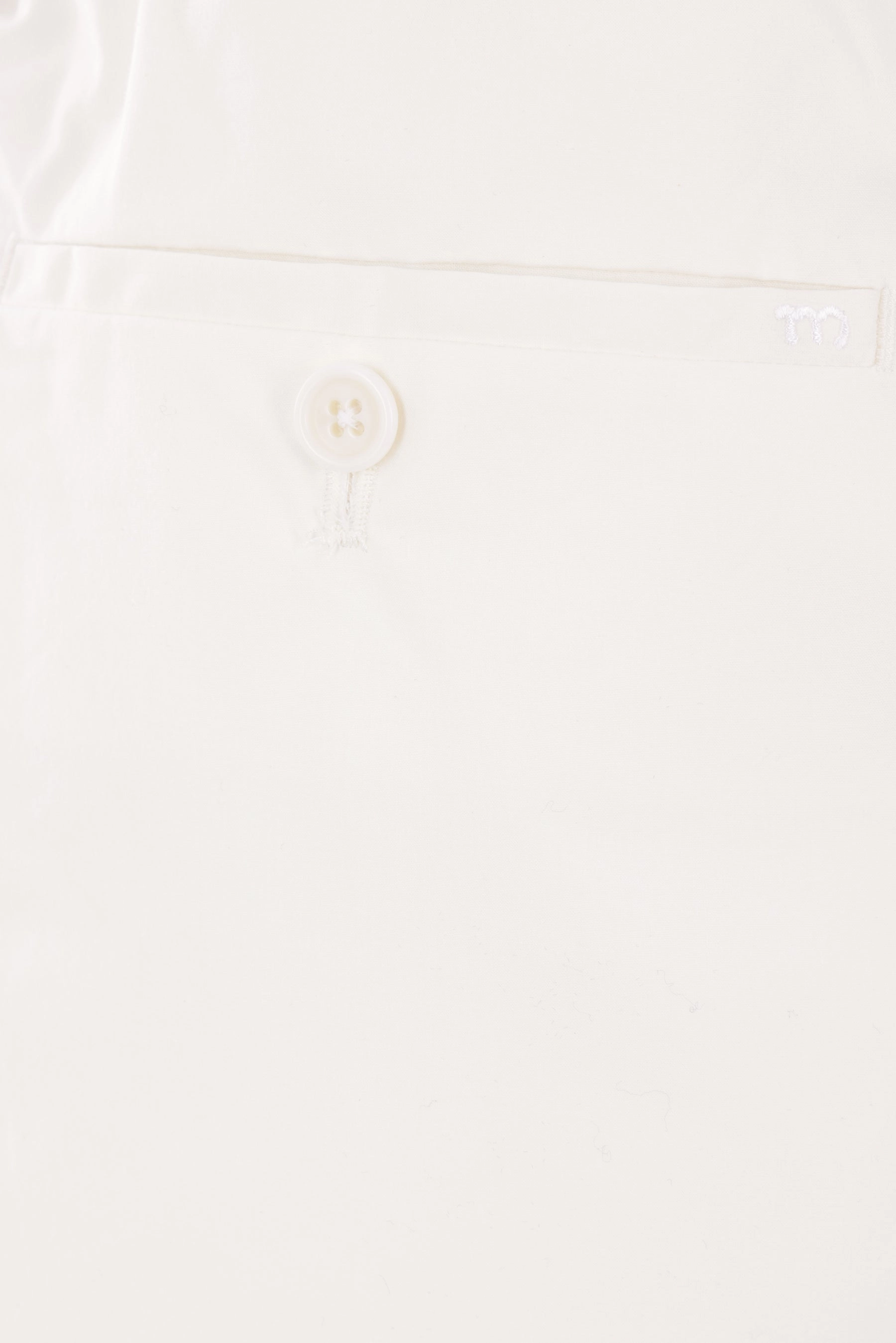 straight-leg trousers in poplin