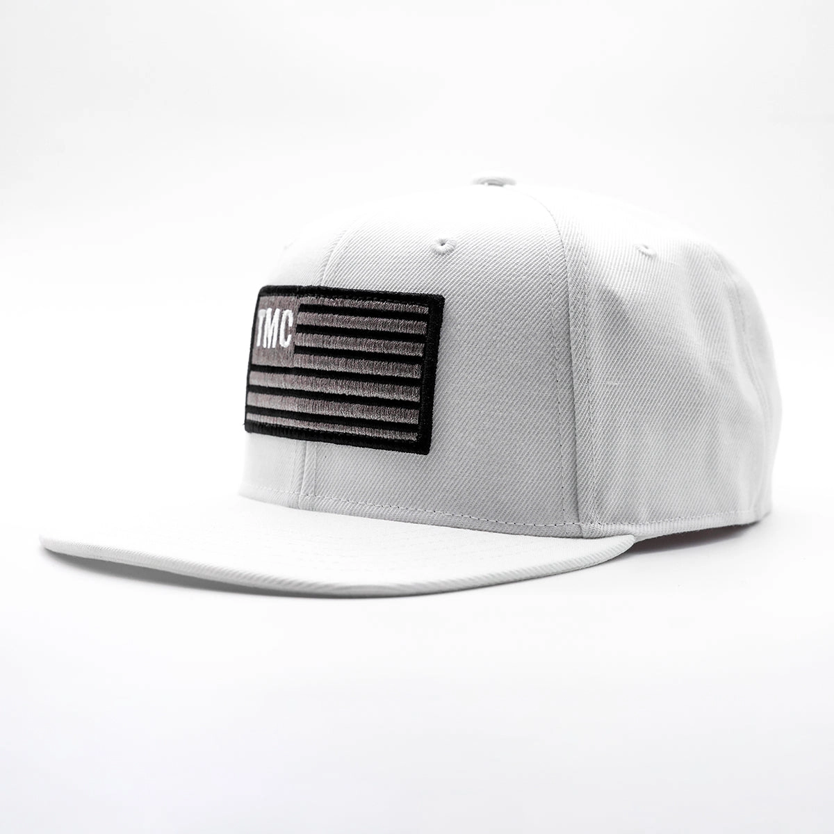 TMC Flag Patch Limited Edition Snapback - White/Black