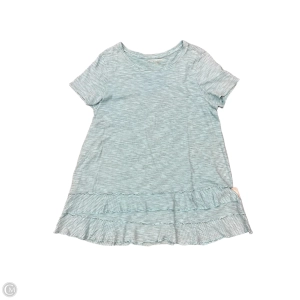 Top Short Sleeve Basic By Soft Surroundings In Striped Pattern, Size: Xl