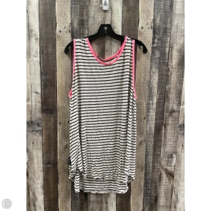 Top Short Sleeve By Honeyme In Striped Pattern, Size: 3x