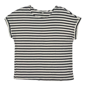 Top Ss By Green Envelope In Striped Pattern, Size:M