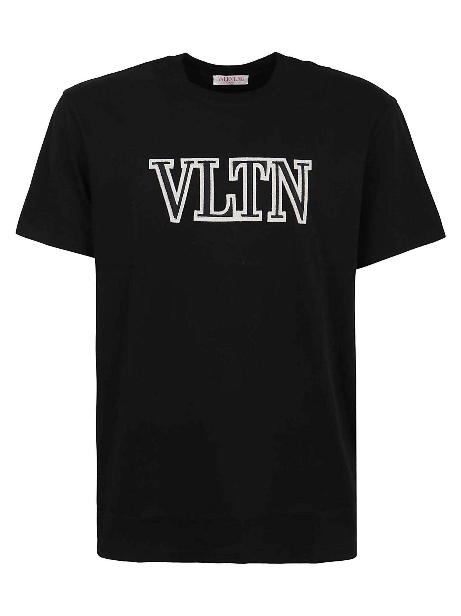 Valentino VLTN Logo Embroidered Crewneck T-Shirt