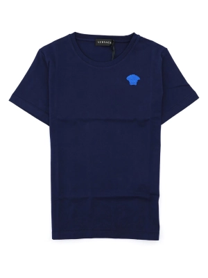 Versace Kids Medusa Embroidered Crewneck T-Shirt