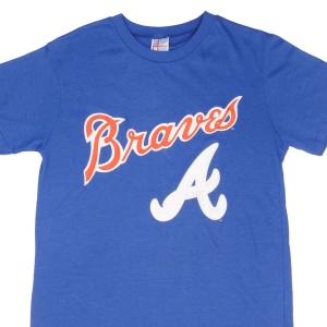 VINTAGE MLB ATLANTA BRAVES 1980S TEE SHIRT SIZE MEDIUM MADE IN USA