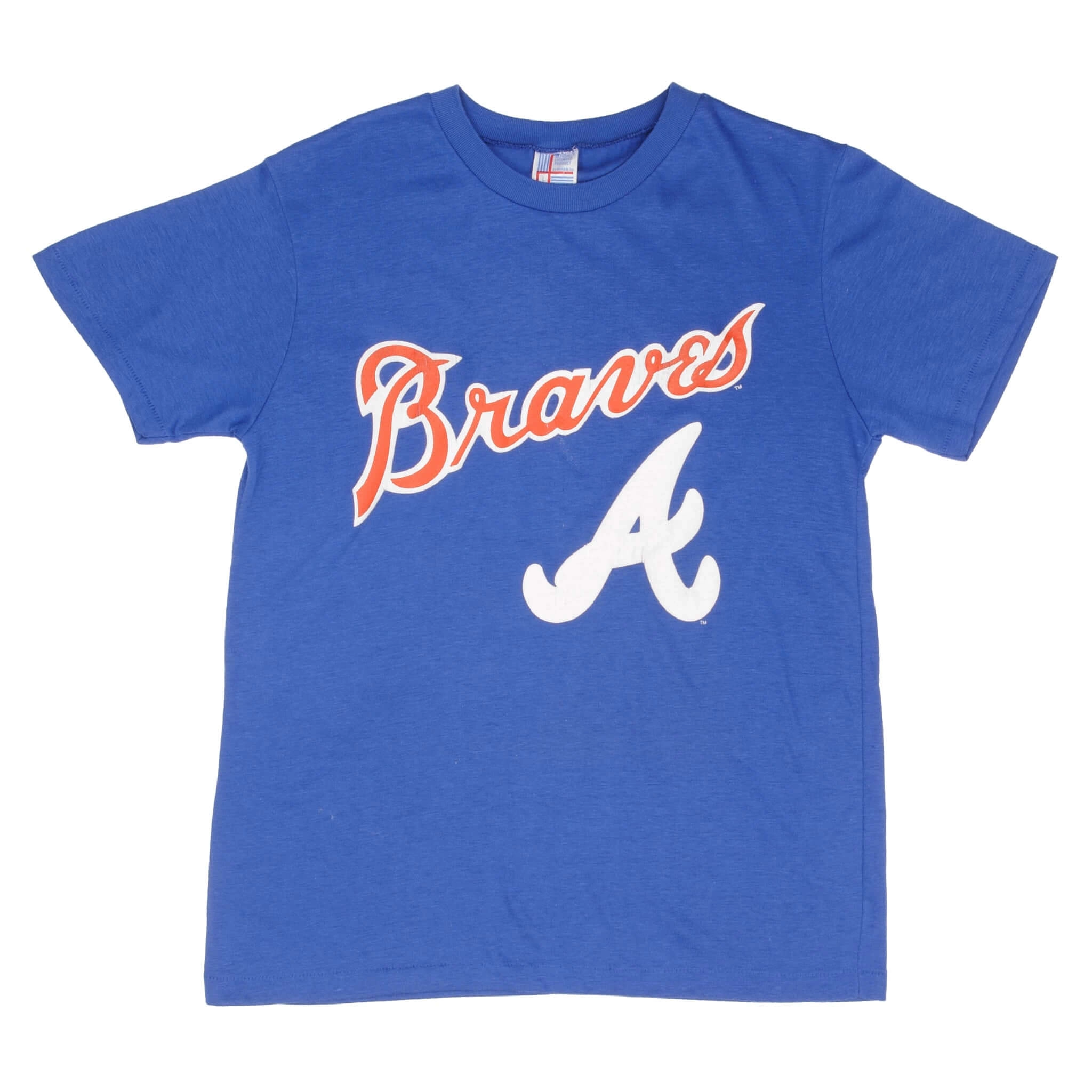 VINTAGE MLB ATLANTA BRAVES 1980S TEE SHIRT SIZE MEDIUM MADE IN USA