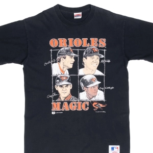 VINTAGE MLB BALTIMORE ORIOLES 1990 TEE SHIRT LARGE MADE IN USA