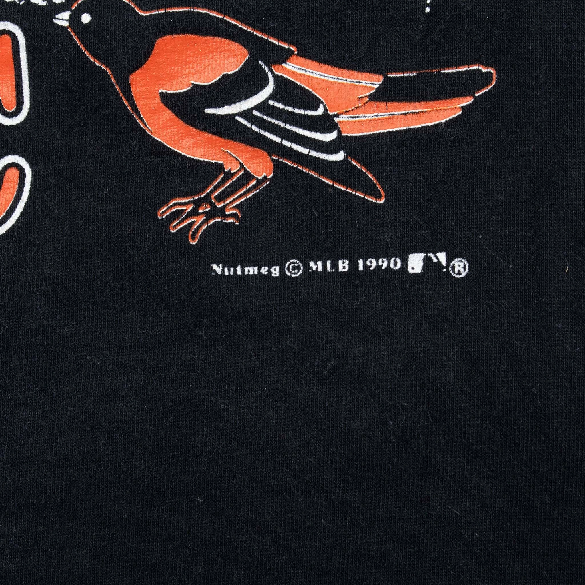 VINTAGE MLB BALTIMORE ORIOLES 1990 TEE SHIRT LARGE MADE IN USA
