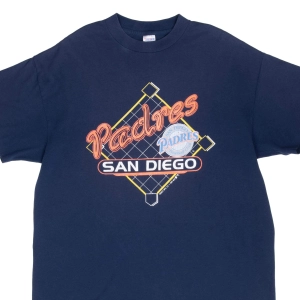 VINTAGE MLB SAN DIEGO PADRES 1990 TEE SHIRT LARGE MADE IN USA