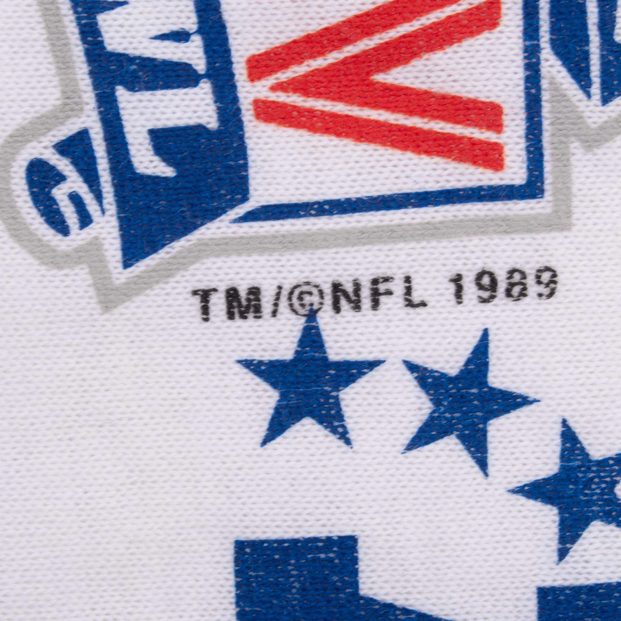 VINTAGE NFL BRONCOS AFC CHAMPIONS 1989 TEE SHIRT LARGE MADE IN USA