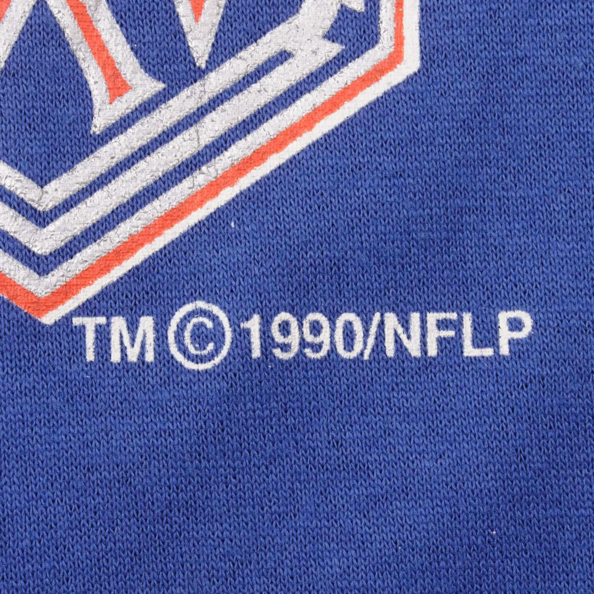 VINTAGE NFL BUFFALO BILLS SUPER BOWL XXV 1990 TEE SHIRT SIZE MEDIUM MADE IN USA