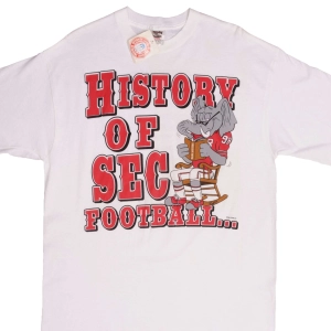 VINTAGE NFL CRIMSON TIDE ALABAMA TEE SHIRT SIZE LARGE DEADSTOCK 1990s