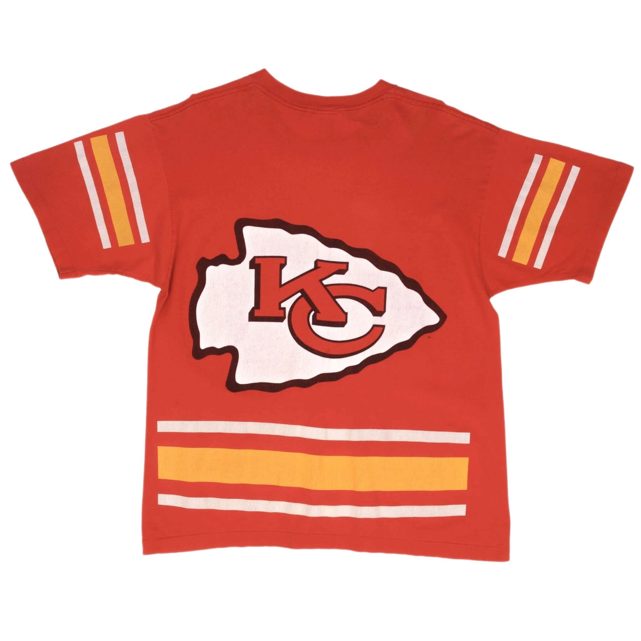 VINTAGE NFL KANSAS CITY CHIEFS CHAMPIONS 1996 TEE SHIRT SIZE LARGE MADE IN USA