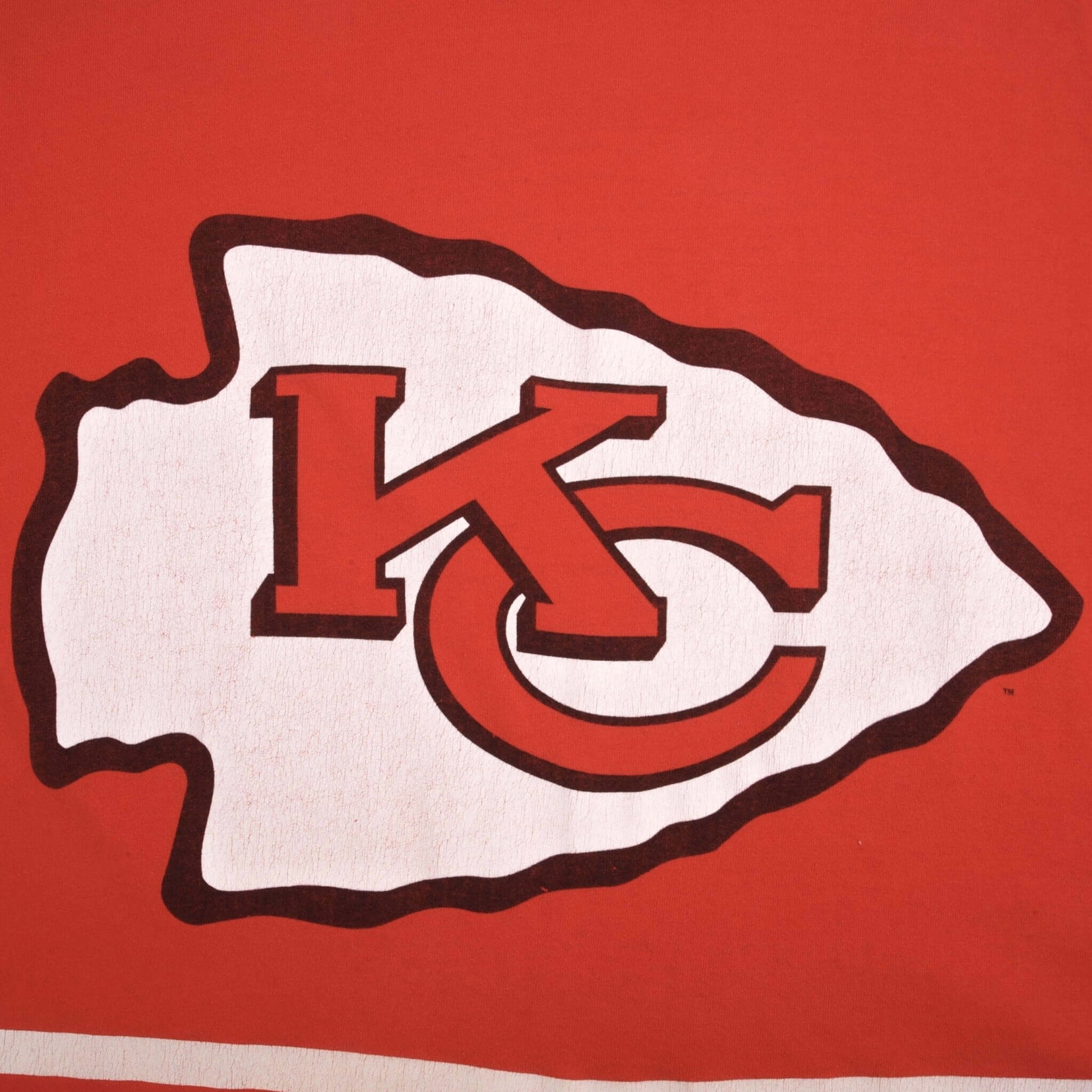 VINTAGE NFL KANSAS CITY CHIEFS CHAMPIONS 1996 TEE SHIRT SIZE LARGE MADE IN USA