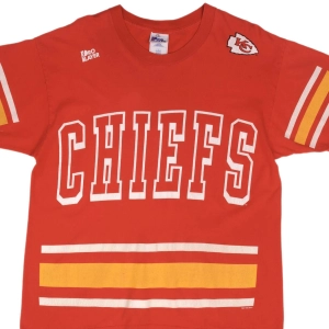 VINTAGE NFL KANSAS CITY CHIEFS CHAMPIONS 1996 TEE SHIRT SIZE LARGE MADE IN USA