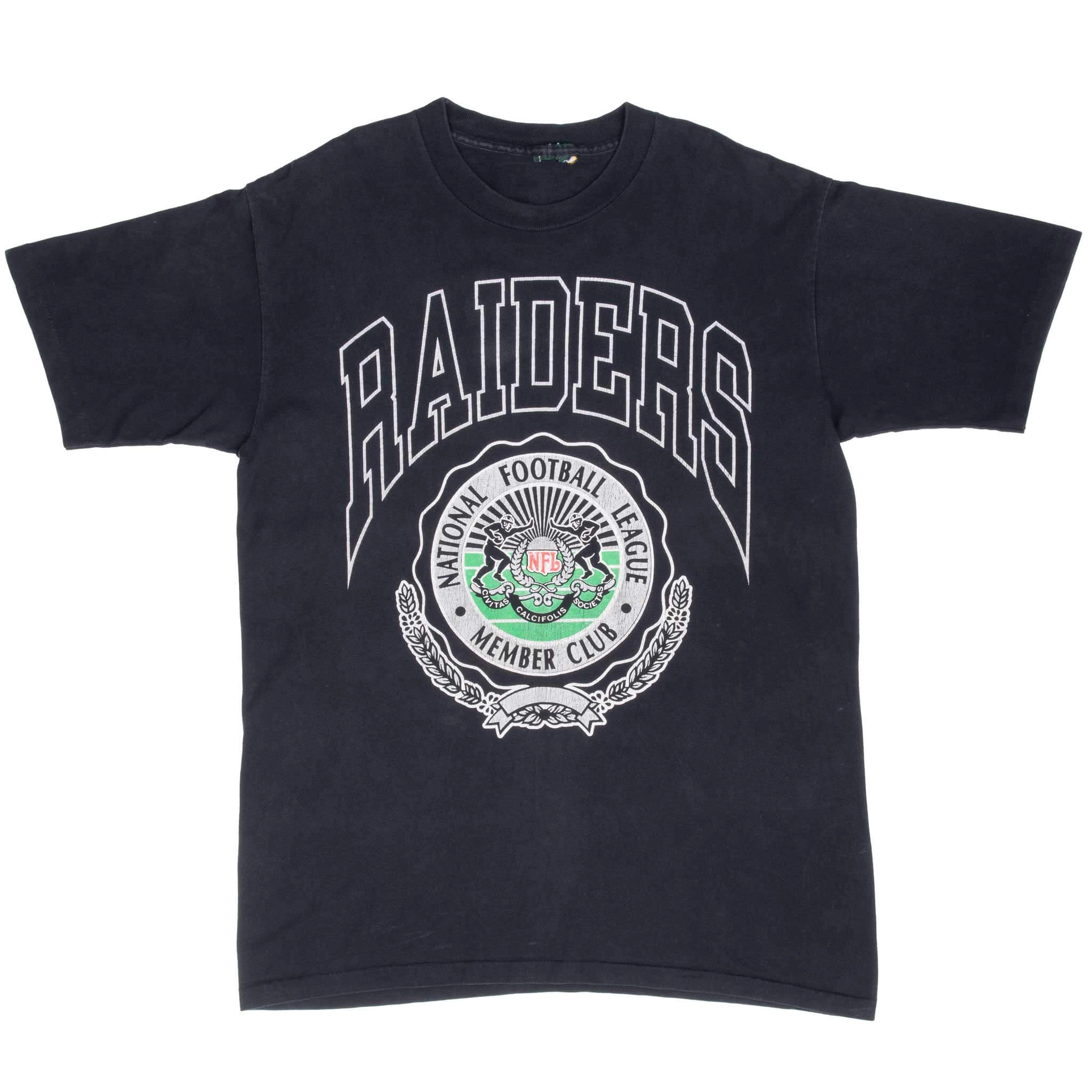 VINTAGE NFL LOS ANGELES RAIDERS TEE SHIRT 1990S XL MADE IN USA