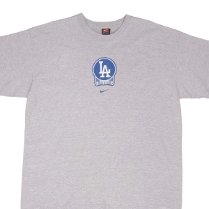 VINTAGE NIKE CENTER SWOOSH MLB LOS ANGELES DODGERS TEE SHIRT 2002 SIZE XL