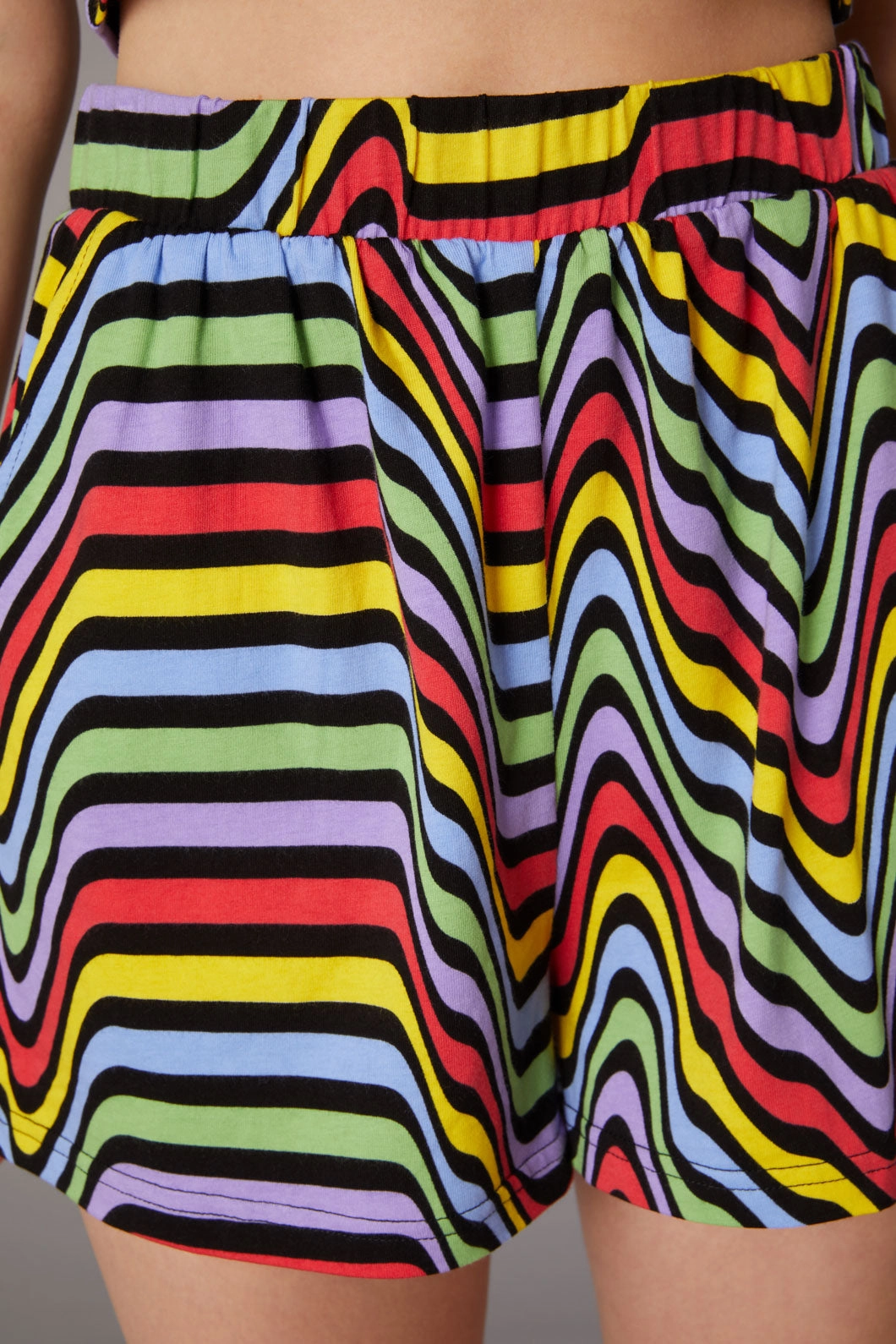 Warped Print Short