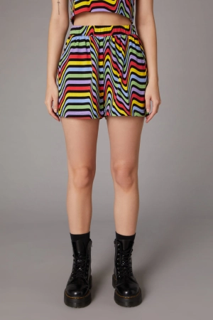 Warped Print Short