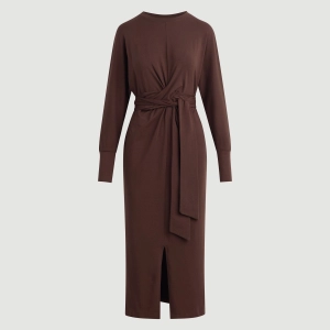 Wei Tie-Front Organic Cotton Dress (Petite)
