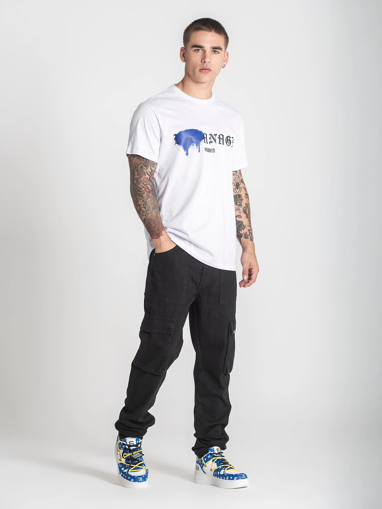 White Guerrilla Night Tee