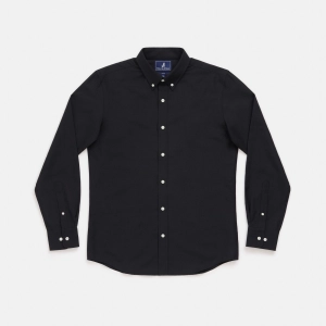 Wool Linen Button-Down Shirt