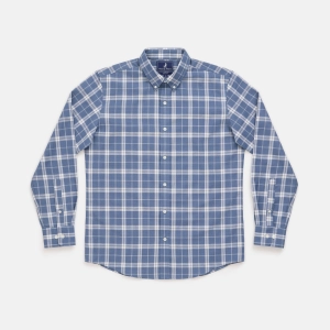 Wool Linen Button-Down Shirt