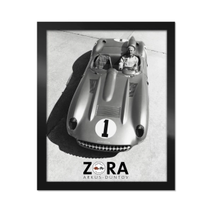 Zora Father Of The Corvette Framed Printed Canvas Art